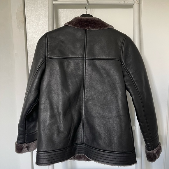 ZARA Girl’s faux-leather jacket - Picture 1 of 3